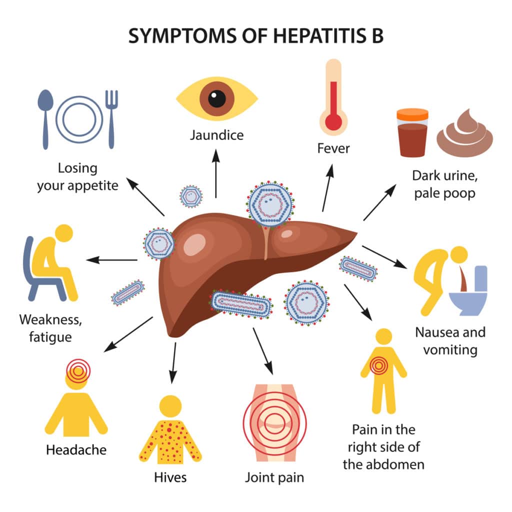 symptoms of hepatitis b